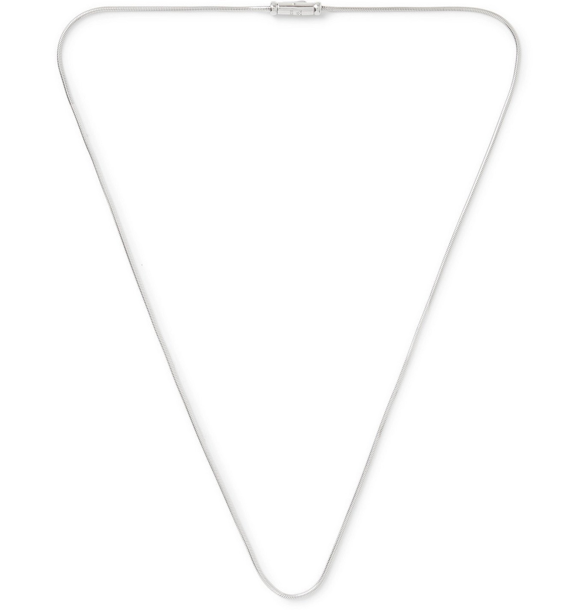 Tom Wood - Boa Sterling Silver Chain Necklace - Silver Tom Wood