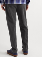 Altea - Wayne Tapered Stretch Lyocell and Cotton-Blend Twill Trousers - Black