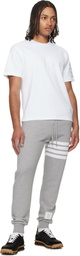 Thom Browne Gray Classic Loopback 4-Bar Sweatpants