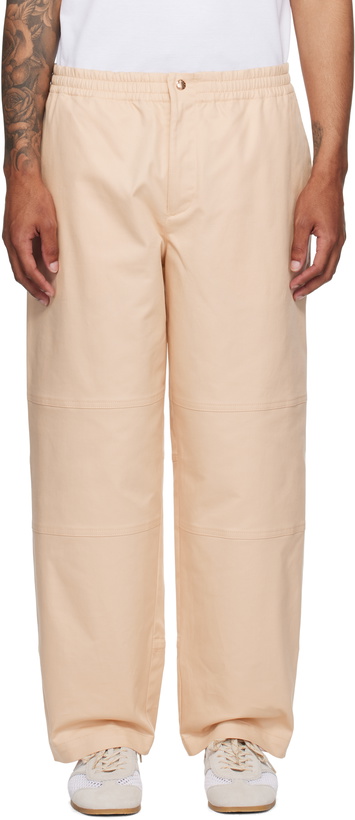 Photo: Moncler Genius Moncler x Gilga Farm Pink Drawstring Trousers