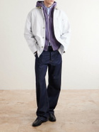 Aimé Leon Dore - Corduroy-Trimmed Denim Jacket - White