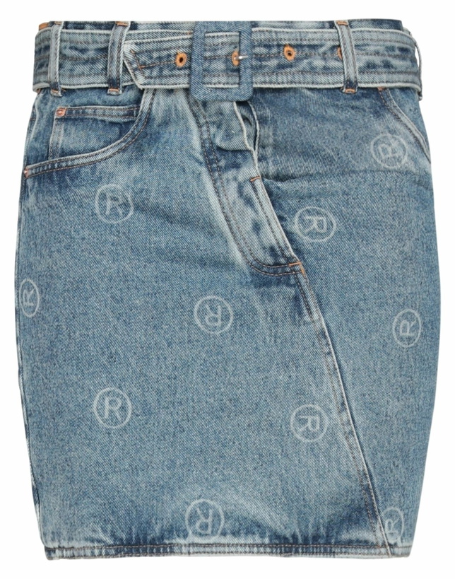 Photo: Martine Rose Womens Denim skirt in Blue