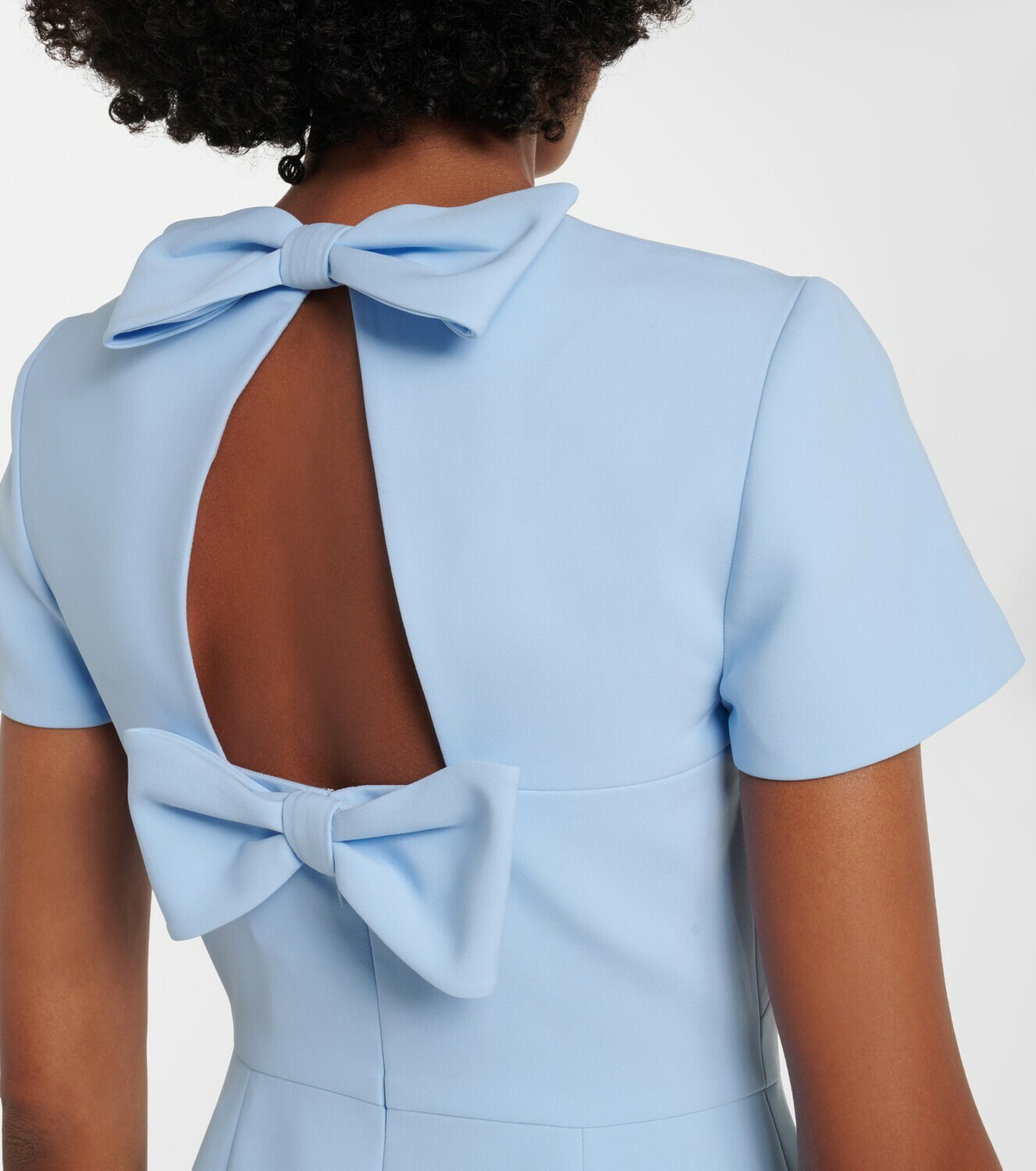 Carolina Herrera Floral embroidered minidress