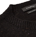 Ermenegildo Zegna - Slim-Fit Mélange Cashmere Sweater - Men - Dark brown