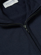 John Smedley - Barrow Merino Wool Half-Zip Sweater - Blue