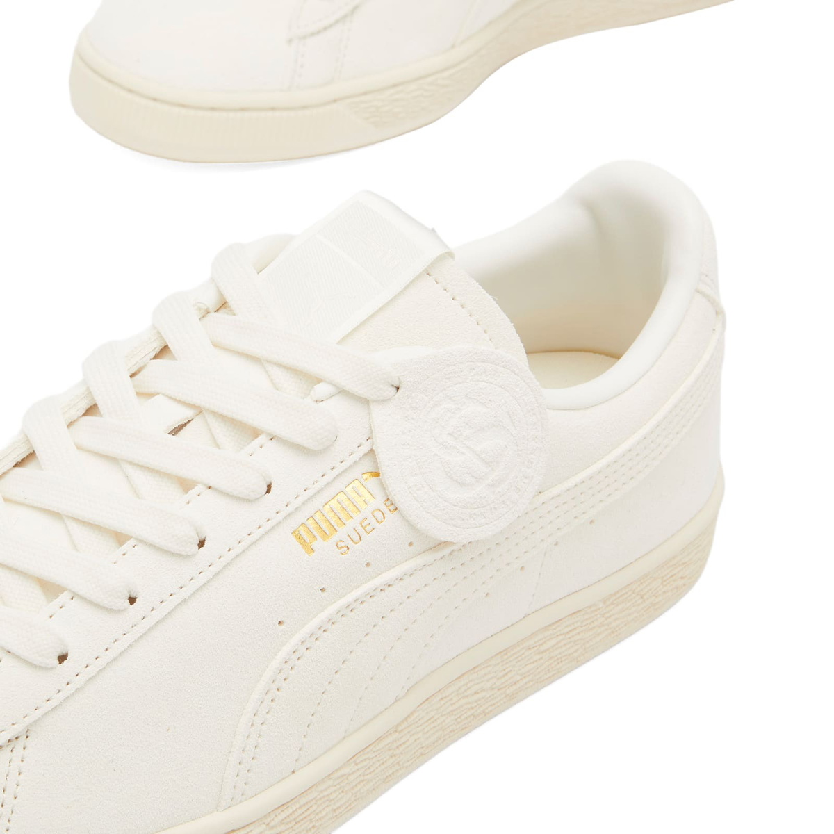 Puma CF. Stead Suede Sneaker in White