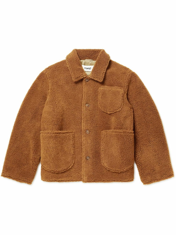 Photo: YMC - Labour Fleece Chore Jacket - Brown