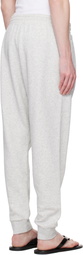 SKIMS Gray Fleece Lounge Tapered Sweatpants