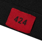 424 Logo Ribbed Beanie