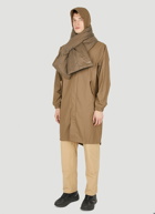 Fishtail Parka Rain Coat in Brown