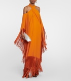 Taller Marmo Mambo tasselled kaftan maxi dress