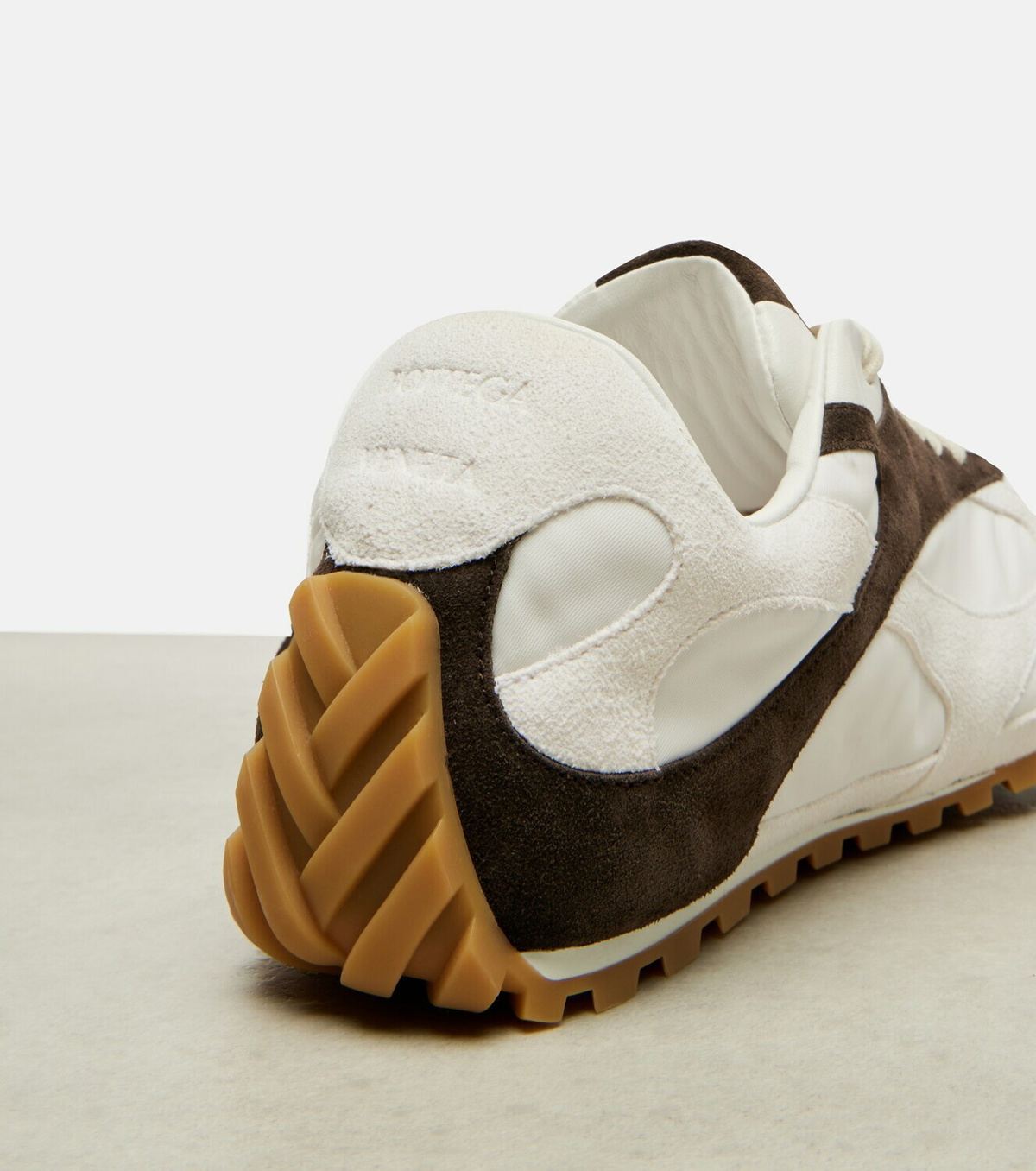 Bottega Veneta Orbit Flash suede-trimmed sneakers