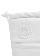 Canada Goose Cypress Quilted Nylon Ankle Boots White