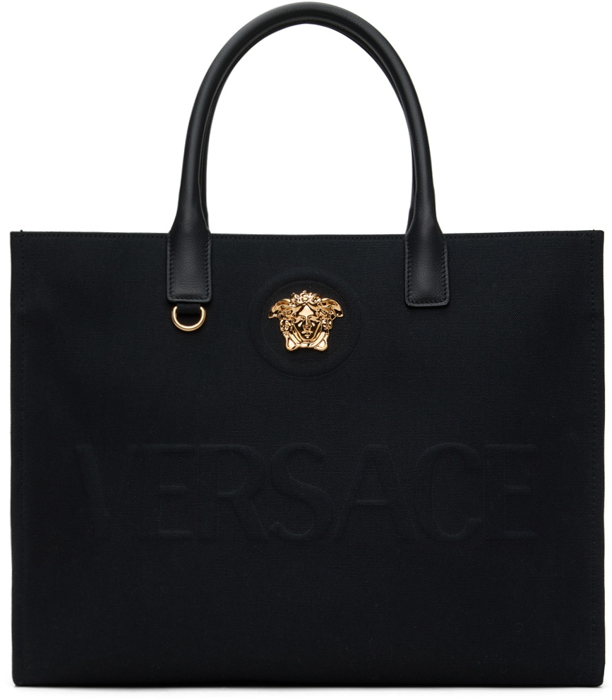 Versace Black La Medusa Tote Versace