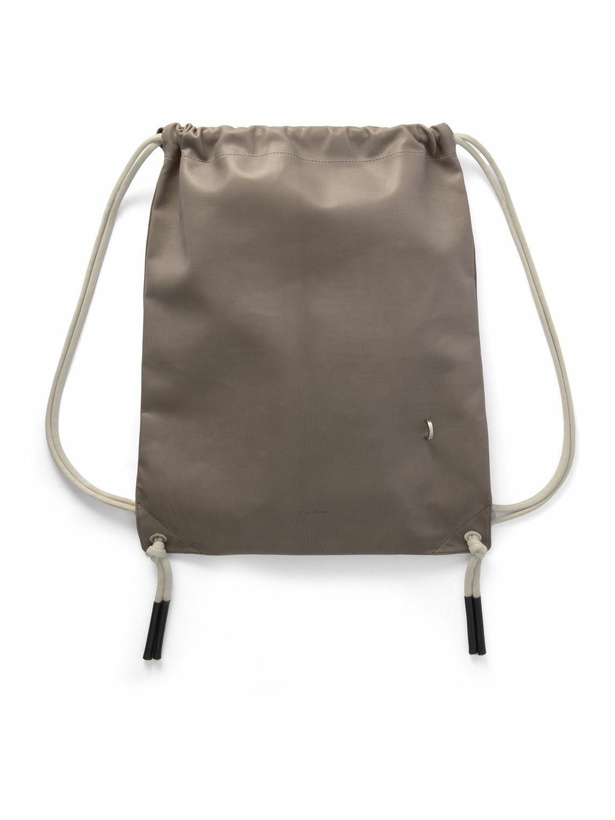 Photo: Rick Owens - Embellished Leather Drawstring Backpack
