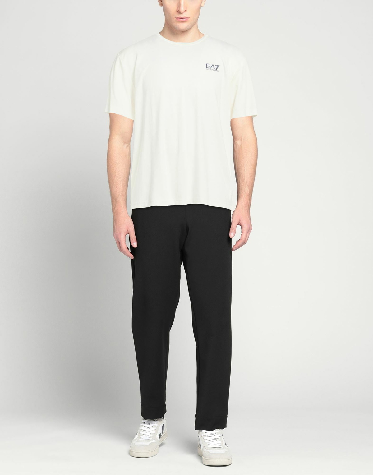 Ea7 Mens T-shirt Ivory