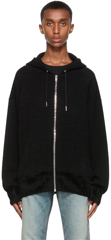 Photo: Givenchy Black Knit 4G Hoodie