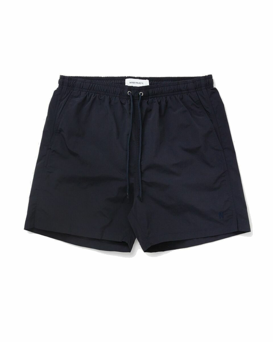 Photo: Norse Projects Hauge Recycled Nylon Swimmers Blue - Mens - Swimwear