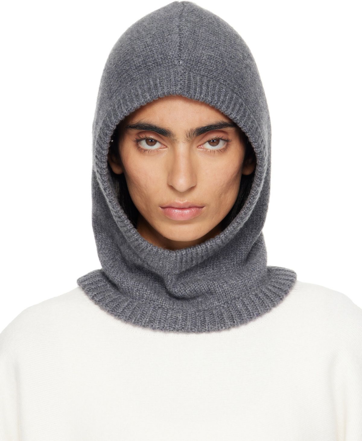 LISA YANG Gray Astri Balaclava