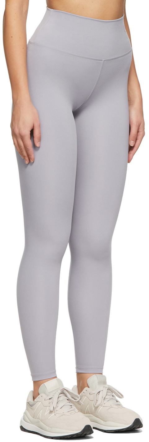 HÉROS Grey Recycled Polyester Sport Leggings