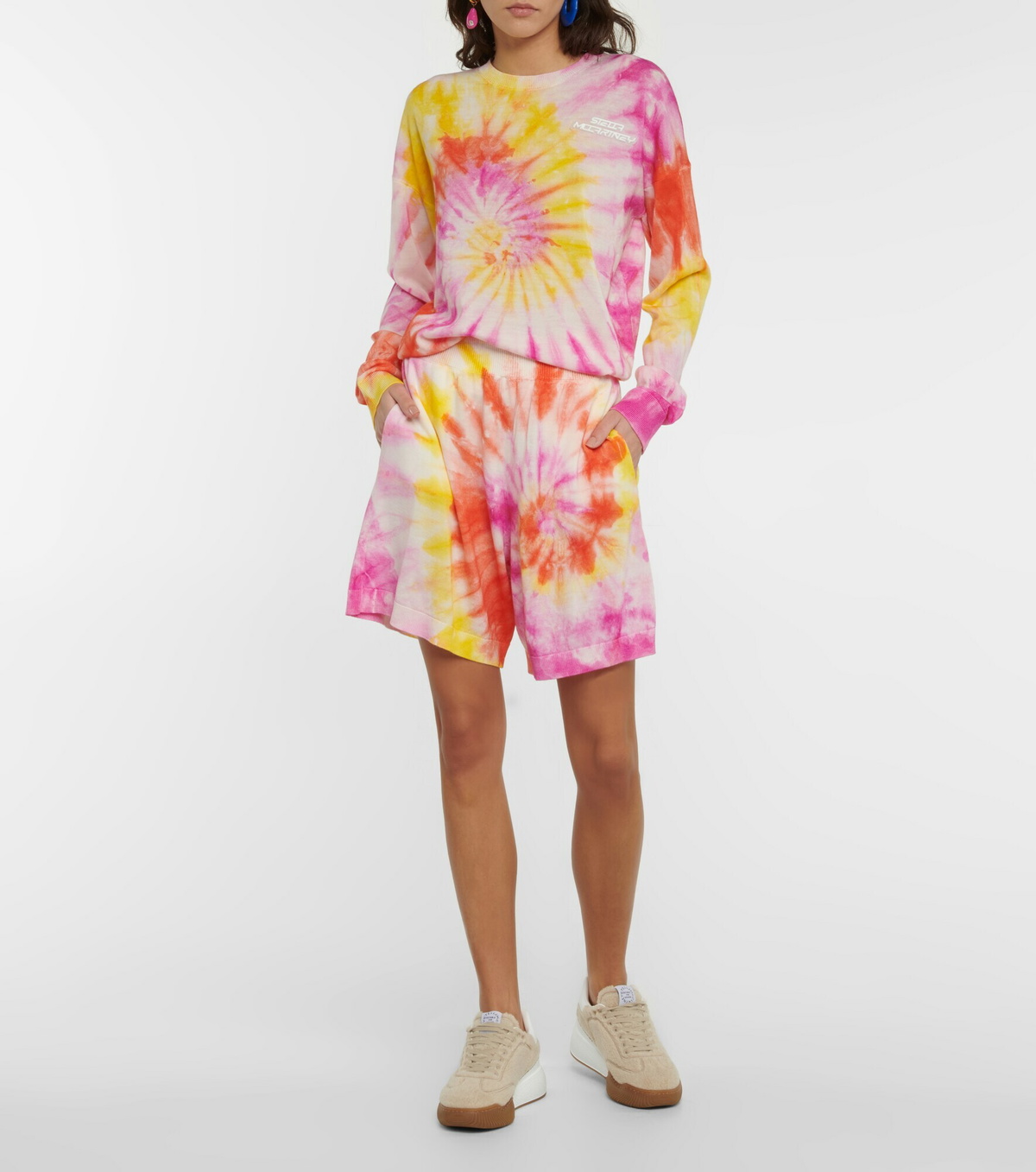 Stella McCartney - Tie-dye virgin wool sweater