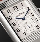 Jaeger-LeCoultre - Reverso Classic Medium Hand-Wound 25.5mm Stainless Steel and Leather Watch - White