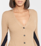 Victoria Beckham - Ribbed-knit cardigan