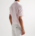 Dunhill - Cotton and Linen-Blend Shirt - Pink