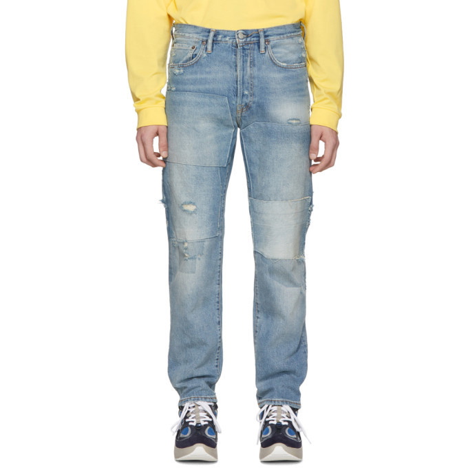 Photo: Acne Studios Indigo Bla Konst 1996 Vintage Patch Jeans