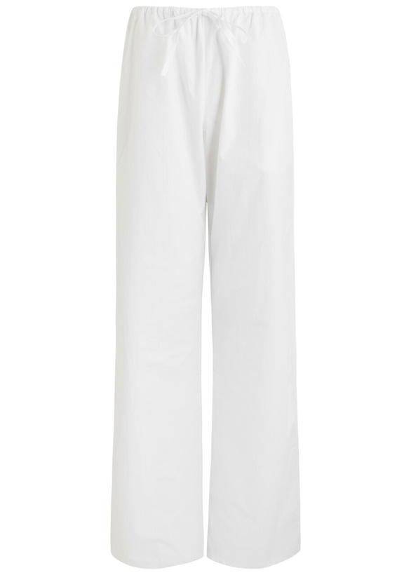 Photo: Matteau Drawcord Cotton-poplin Trousers White