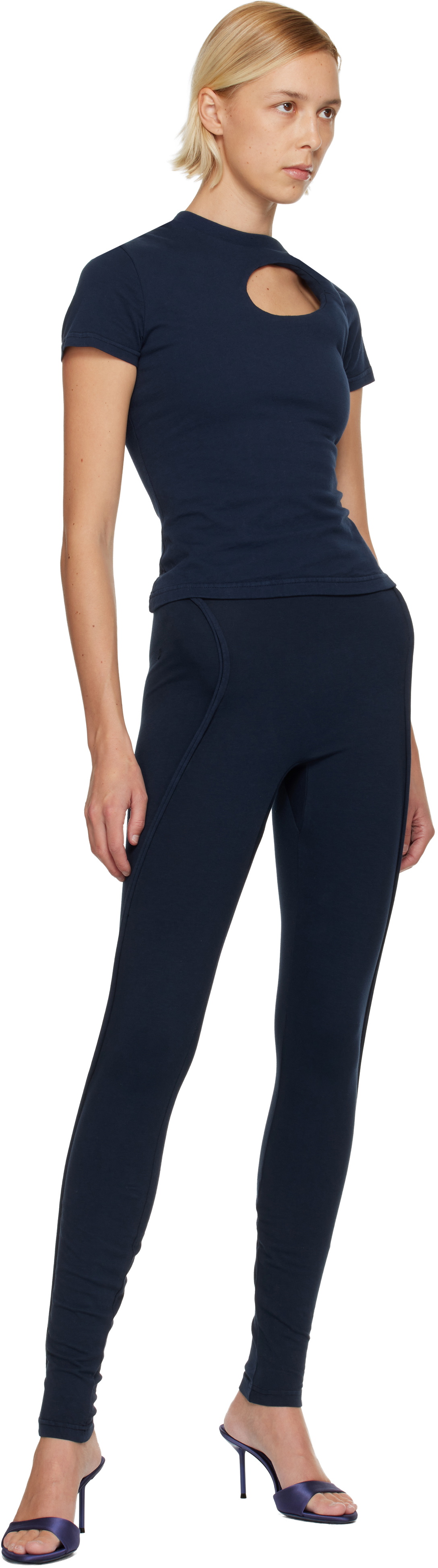 Ottolinger Navy Sculpted Hip Leggings