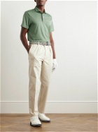 RLX Ralph Lauren - Logo-Print Recycled-Jersey Golf Polo Shirt - Green