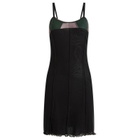 Fruity Booty Women's Mesh Mini Dress in Black
