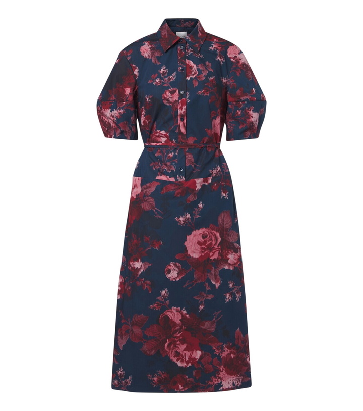 Photo: Erdem Floral cotton poplin shirt dress