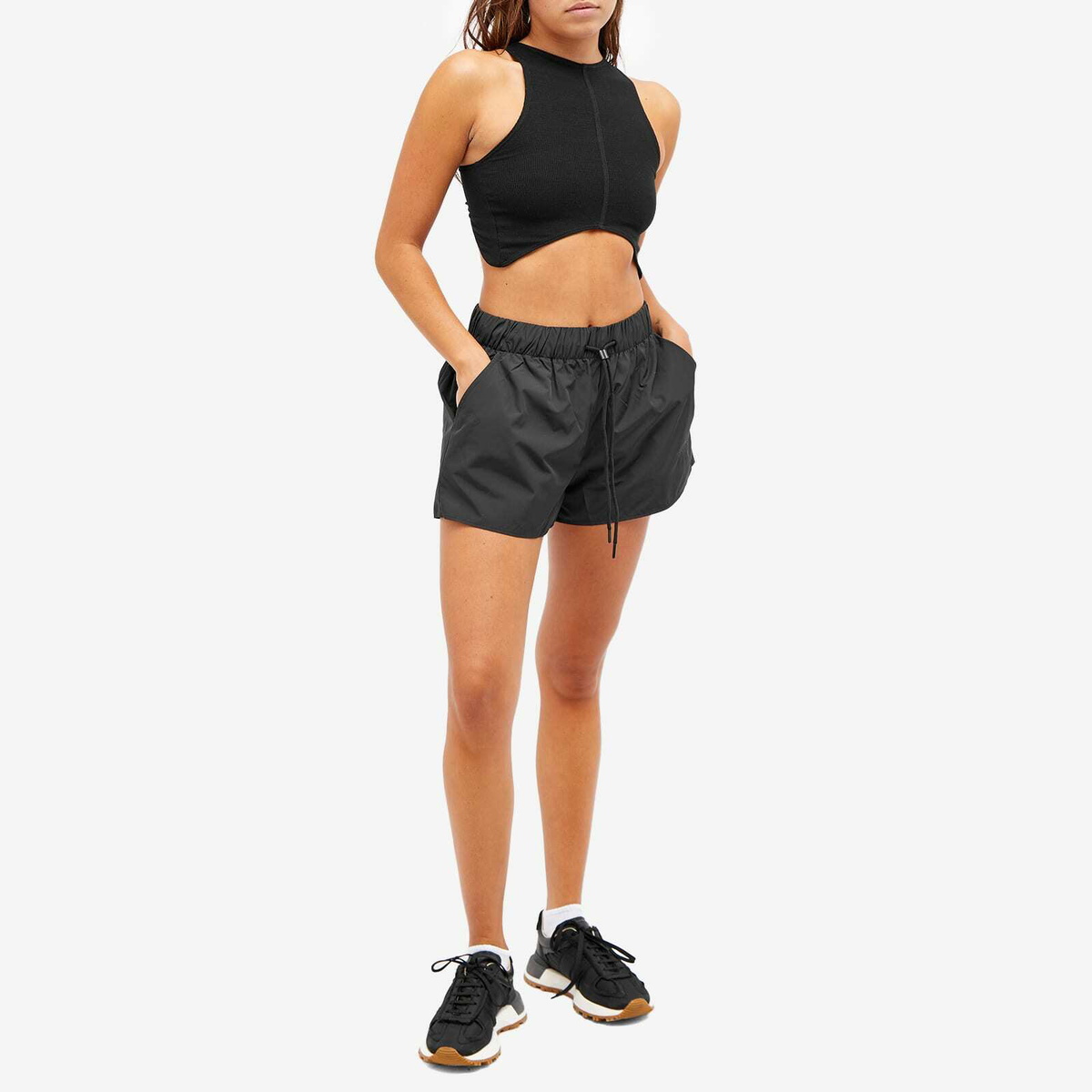 Anine Bing Women s Janis Sport Shorts in Black ANINE BING