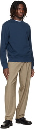 BOSS Navy Chest Logo Sweatshirt