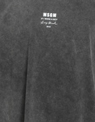 Msgm Mens T-shirt Charcoal