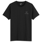 Arc'teryx Women's Emblem Short Sleeve T-shirt in Black