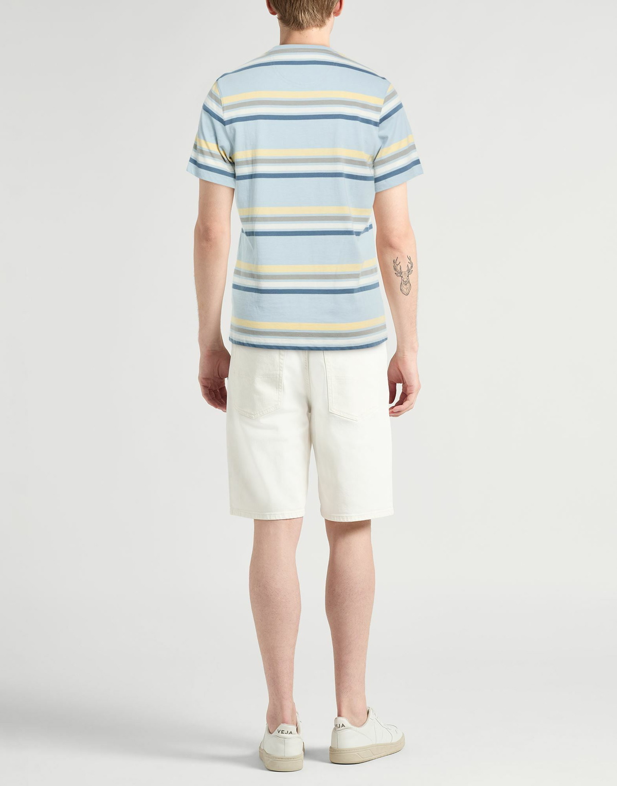 Barbour Mens T-shirt Sky in Blue