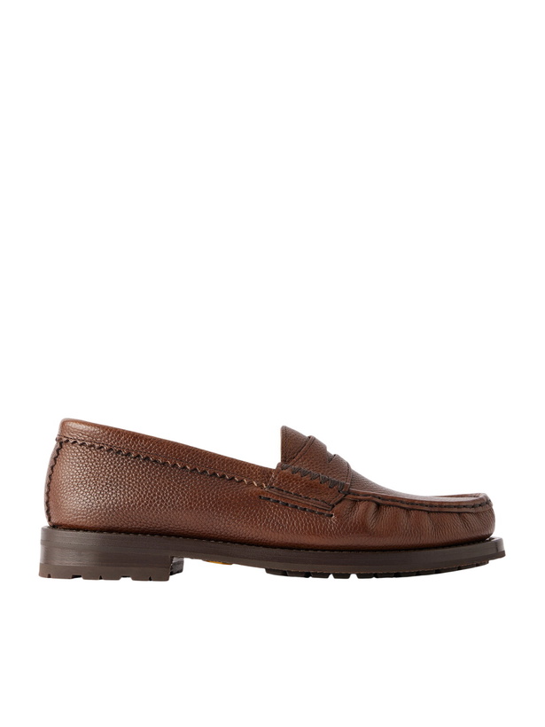 Photo: Yuketen - Rob´s Full-Grain Leather Penny Loafers - Brown