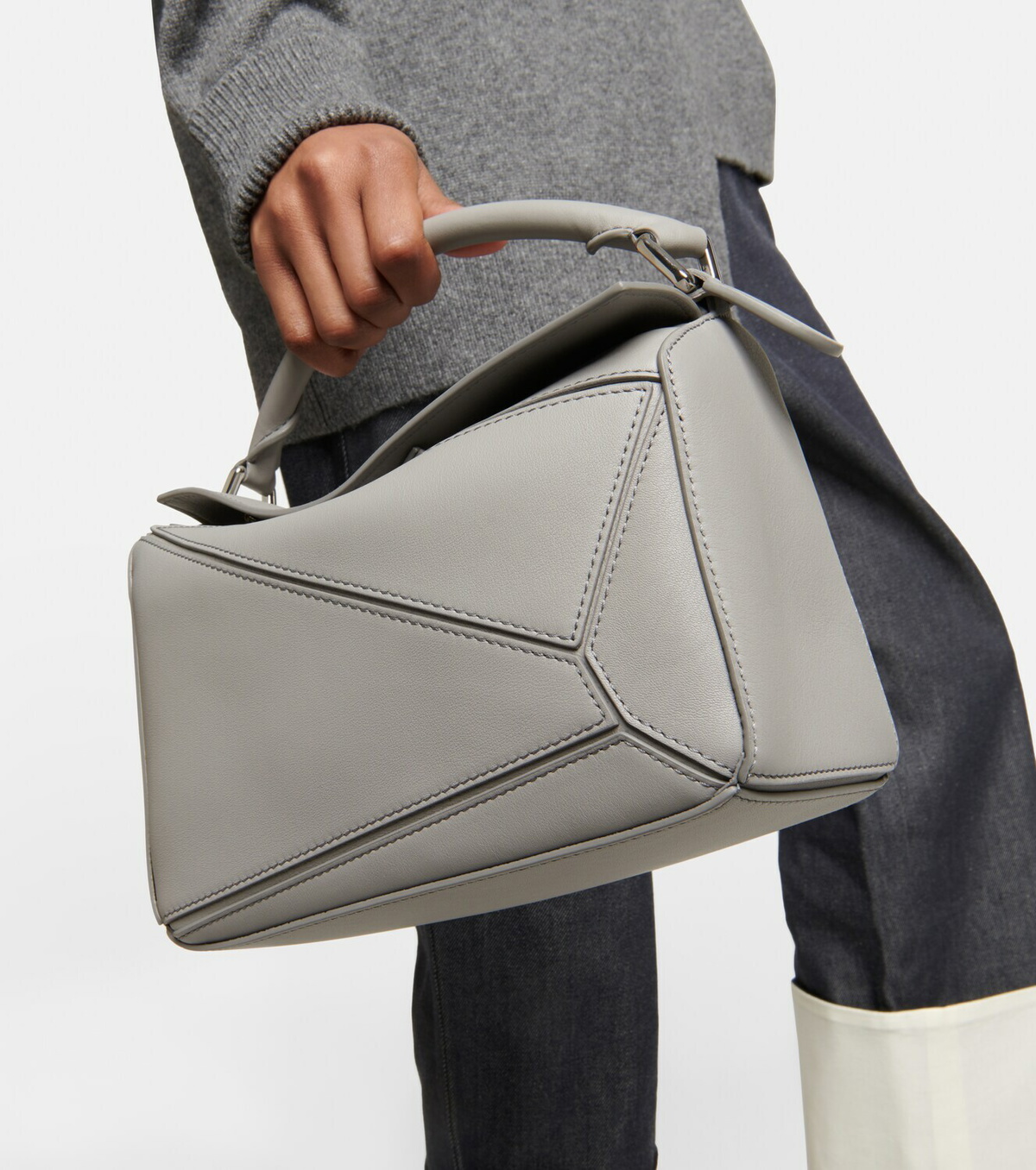 Loewe - Puzzle Small leather shoulder bag Loewe