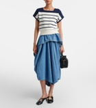 Loewe Striped cotton and wool sweater