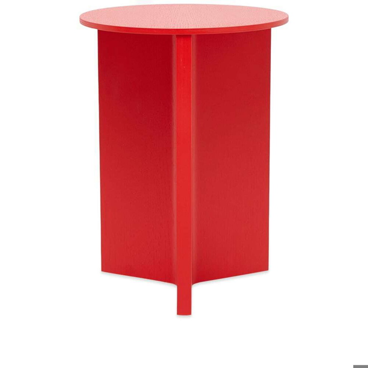 Photo: HAY Slit Side Table in High Candy Red