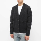 Represent Men's Mohair Cardigan in Black