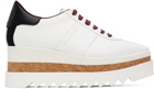 Stella McCartney White Sneak-Elyse Platform Sneakers