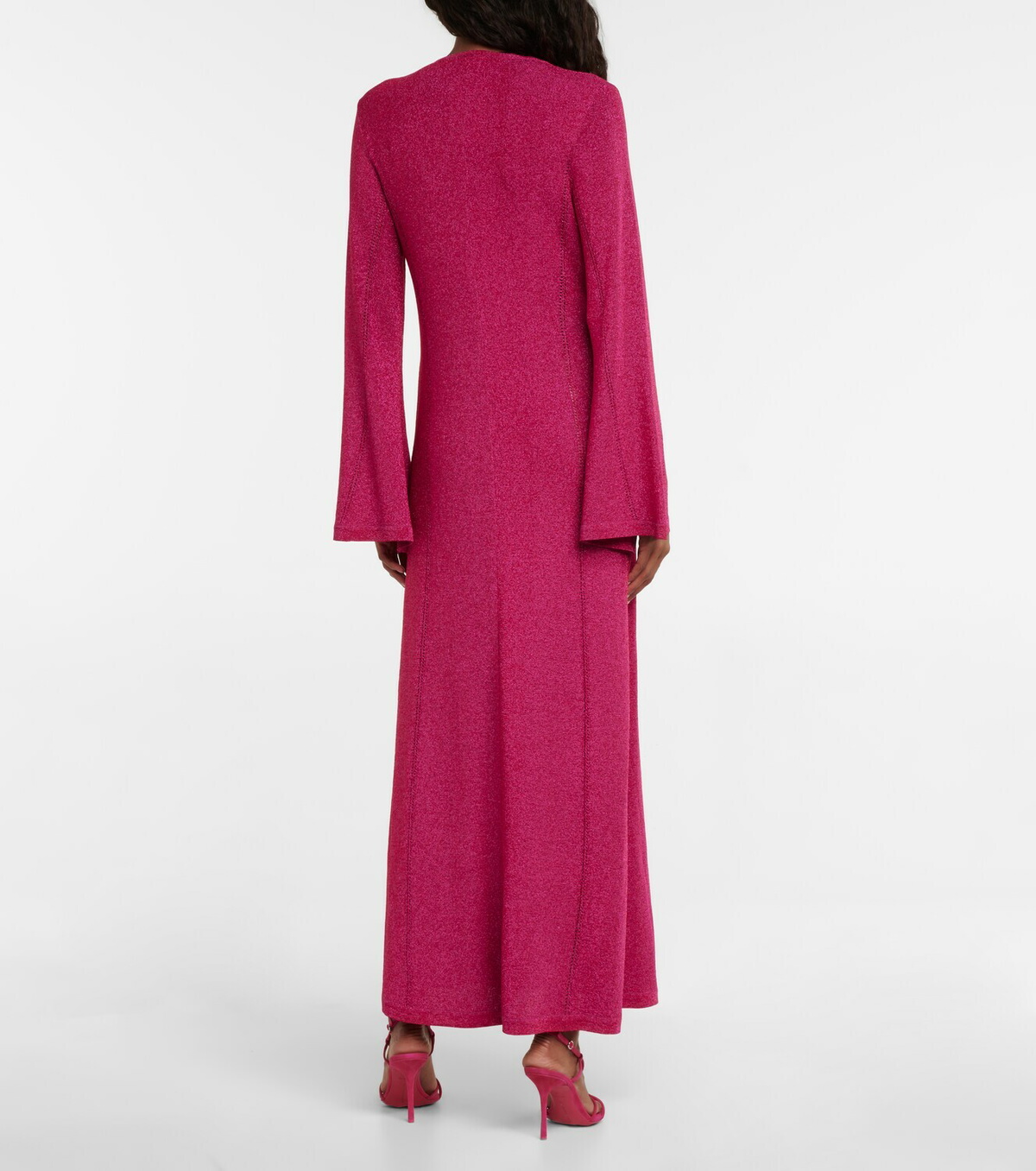 Dodo Bar Or Metallic knit maxi dress