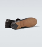 Bottega Veneta Silenzio Intrecciato leather loafers