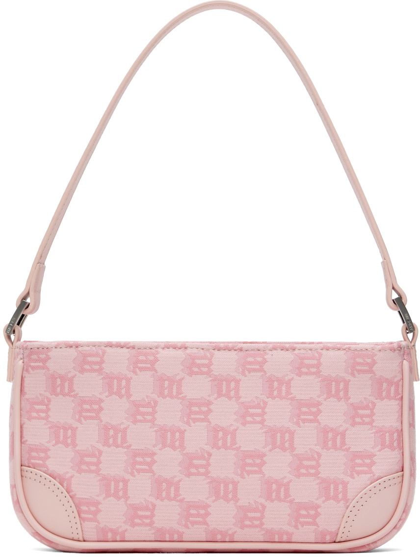 MISBHV Pink Jacquard Monogram 90s Mini Bag