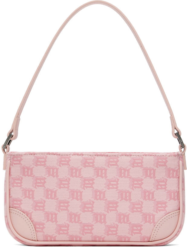 Photo: MISBHV Pink Jacquard Monogram 90s Mini Bag