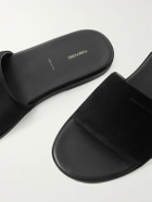 TOM FORD - Kai Suede Slides - Black